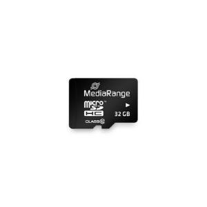 microSD 32GB MediaRange SDHC c10 UHS-I/U1 con adattatore