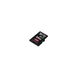 microSD 64GB GOODRAM SDXC v30 UHS-I/U3 A2 IR-M2AA con adattatore 170R/120W