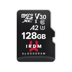 microSD 128GB GOODRAM SDXC v30 UHS-I/U3 A2 IR-M2AA con adattatore 170R/120W