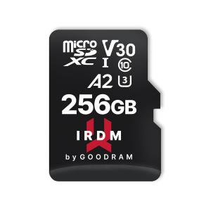 microSD 256GB GOODRAM SDXC v30 UHS-I/U3 A2 IR-M2AA con adattatore 170R/120W