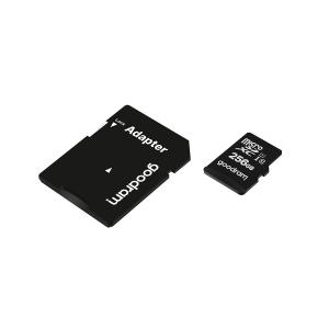 microSD 256GB GOODRAM SDXC c10 UHS-I/U1 M1AA con adattatore 100R/10W