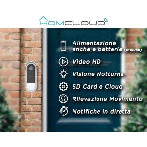 HomCloud VideCampanello / Citofono WiFi 15S OUTDOOR