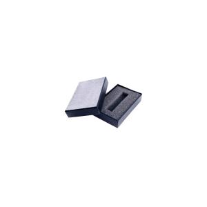 BOX PEN DRIVE 9.8x6.3x2.2 UUN in cartone nero con spugna