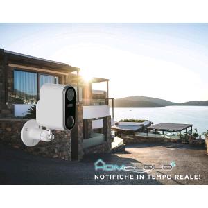 HomCloud Telecamera Wi-Fi a batteria Snap 12TL OUTDOOR 2K