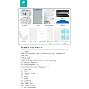 STAMPANTE TERMICA a SUBLIMAZIONE + set pellicole e Toner