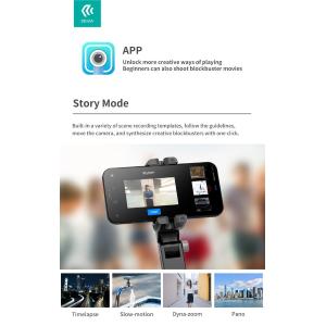 Asta selfie Q18 con Treppiede Gimbal 2D Telecomando e Luce