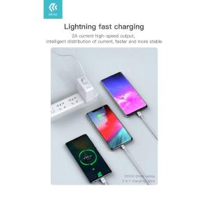 Cavo ricarica 3in1 da USB a Micro - Tipo-C - Lightning 1,2m