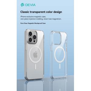 Custodia magnetica Magsafe trasparente per iPhone 13 Pro Max