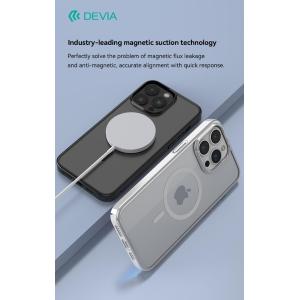 Cover Magnetica Glimmer Apple Magsafe iPhone 15 Pro Max Silver