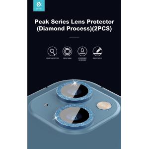 Proteggi lenti in diamantate iPhone 13 &13 Mini Cornice Nera
