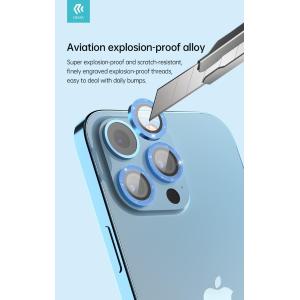 Proteggi lenti in diamantate iPhone 14Pro & 14Pro Max Cornice Blue