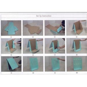 Espositore da Banco 8 Ganci in cartone 391x541x135 mm