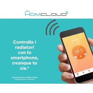 HomCloud Valvola termostatica per radiatori Smart digitale zigbee