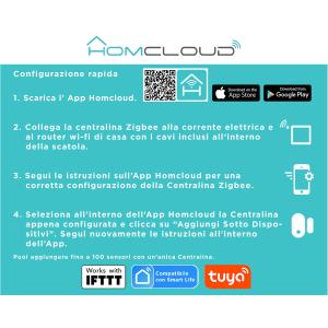 HomCloud Centralina intelligente Hub - Zigbee + Bluetooth