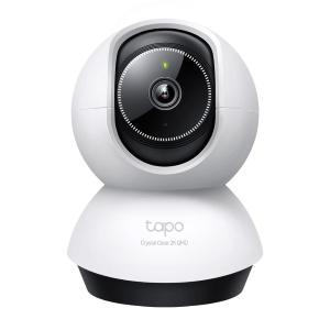 Tapo-TP Link Telecamera di sorveglianza 2K QHD Smart AI Wi-Fi Pan/Tilt Indoor