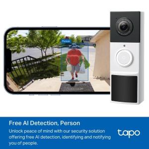 Tapo-TP Link VideoCampanello smart 2K wi-fi