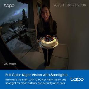 Tapo-TP Link VideoCampanello smart 2K wi-fi