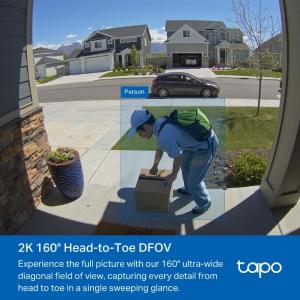 Tapo-TP Link VideoCampanello smart 2K wi-fi