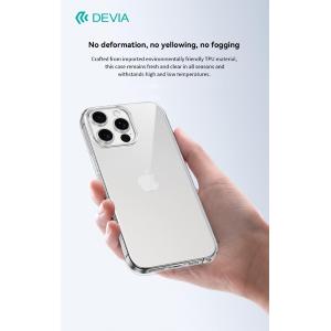 Devia Cover Trasparente Morbida in TPU per iPhone 16