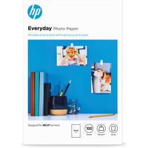 CARTA A6 200gr HP FOTOGRAFICA LUCIDA HP EVERYDAY GLOSSY PHOTO PAPER - 100 FOGLI/10X 15 CM
