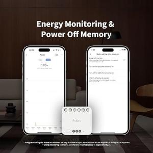 Aqara Modulo Relè Doppio T2 Zigbee - Luci/prese/tapparel/garage + contatto pulit