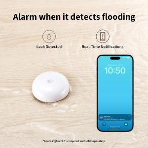 Aqara Sensore Perdite d'Acqua T1 Zigbee