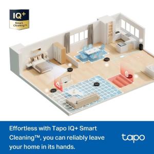 Tapo-TP Link RV20 Mop MAX Plus Robot Aspirapolvere + Svuotamento automatico