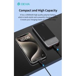 Devia Power bank completamente compatibile 22,5 W con display digitale 10000 mAh Nero