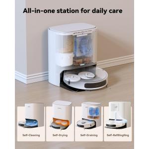Imou Robot Aspirapolvere RV3 con autosvuotamento e serbatoio automatico acqua 5l
