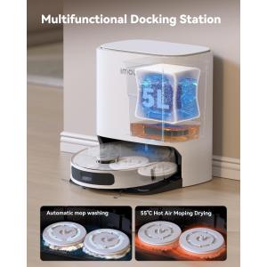 Imou Robot Aspirapolvere RV3 con autosvuotamento e serbatoio automatico acqua 5l