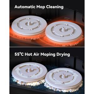 Imou Robot Aspirapolvere RV3 con autosvuotamento e serbatoio automatico acqua 5l