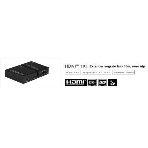 Propart Kit TX-RX Extender HDMI, 60MT UTP, 1080p@60Hz, POE, Loop-Out