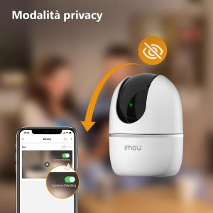 Imou Telecamera A1 2Mp PT Cube IP/Wi-Fi 2MP 2.8mm IR mic/speaker